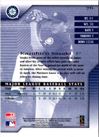 2001 Donruss Signature Kazuhiro Sasaki #76