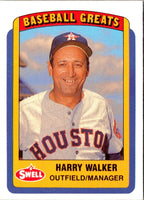 1990 Swell Baseball Greats Harry Walker #33