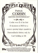 2015 Topps Gypsy Queen Patrick Corbin