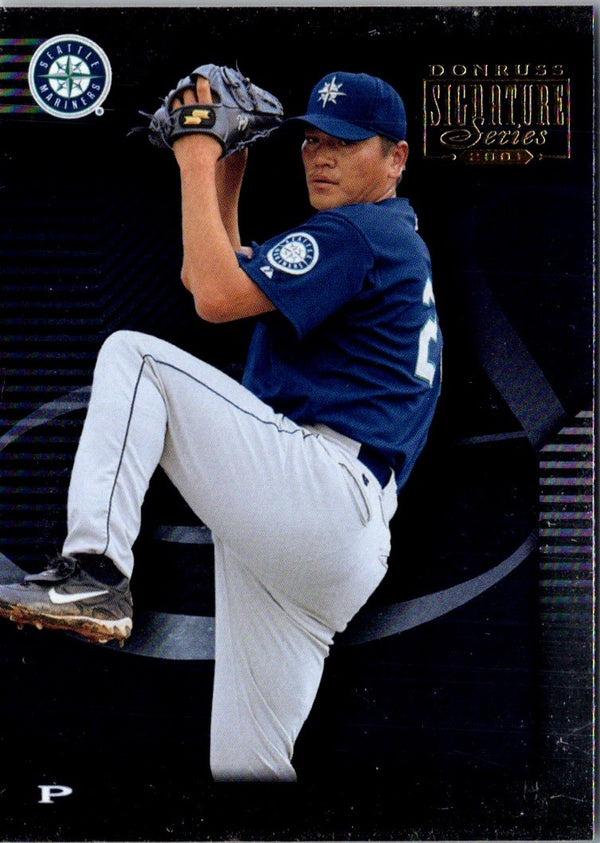 2001 Donruss Signature Kazuhiro Sasaki #76