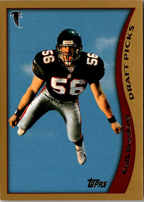 1998 Topps Keith Brooking #335 Rookie