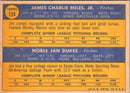 1970 Topps Senators Rookies - Jim Miles/Jan Dukes