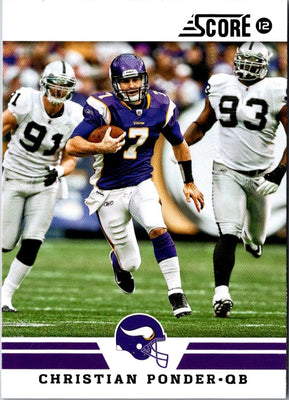 2012 Score Christian Ponder #135