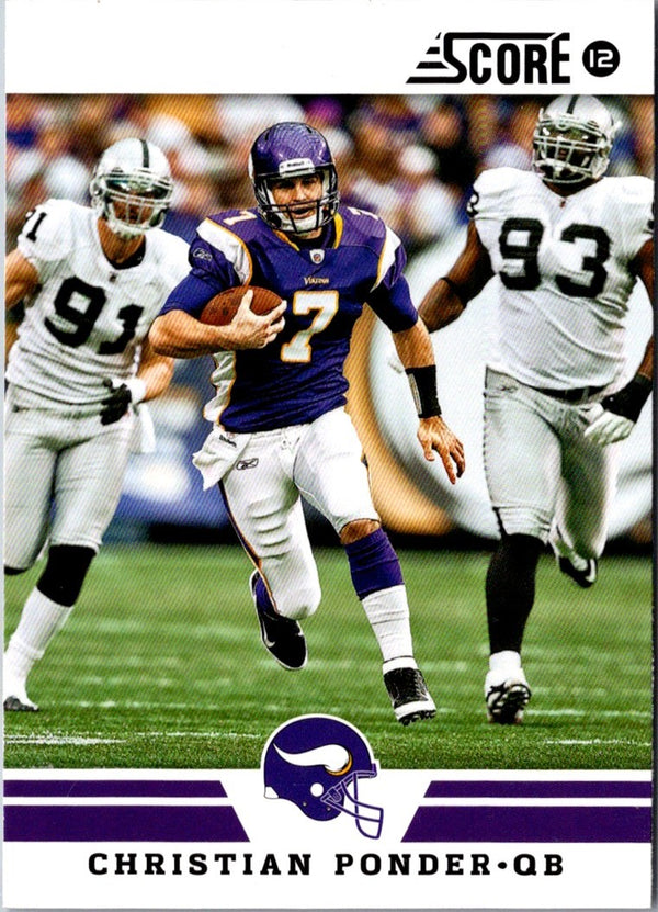2012 Score Christian Ponder #135