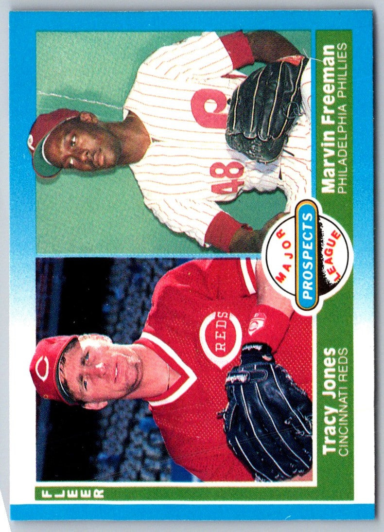 1987 Fleer Tracy Jones/Marvin Freeman