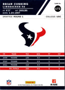 2012 Score Brian Cushing