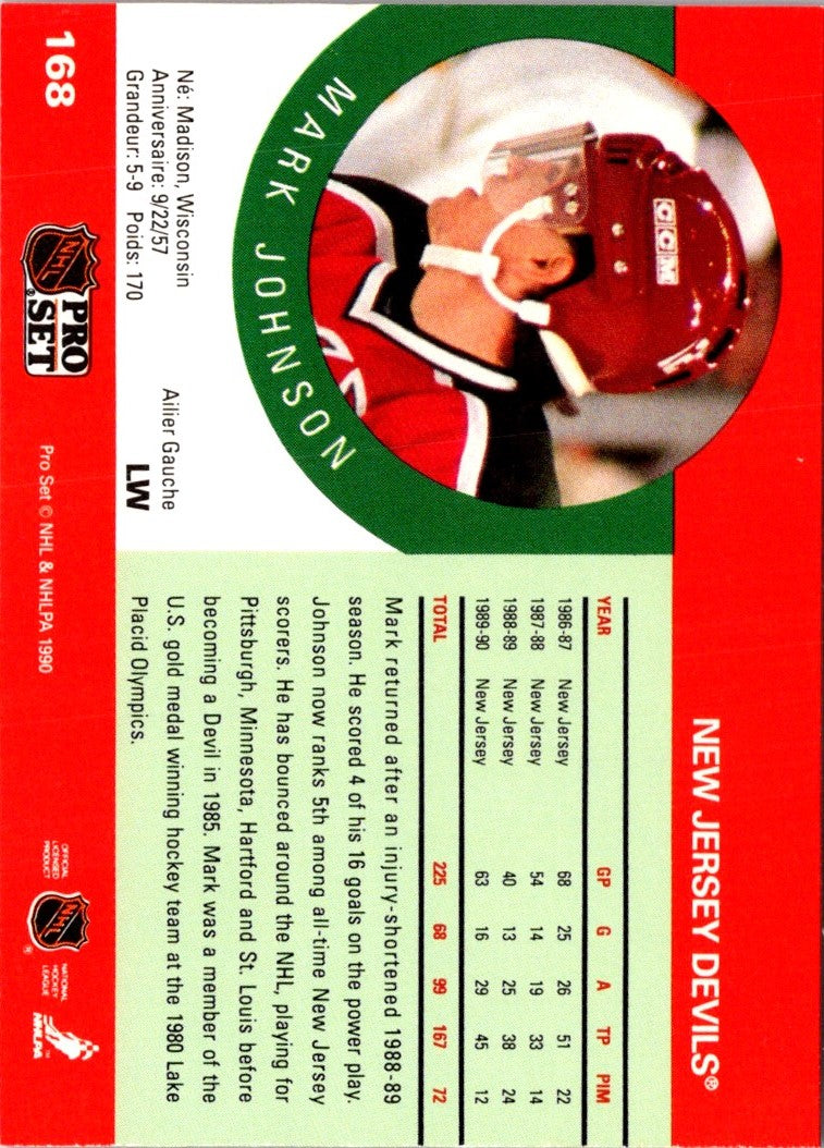 1990 Pro Set Mark Johnson