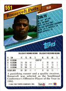 1993 Topps Gold Roosevelt Potts