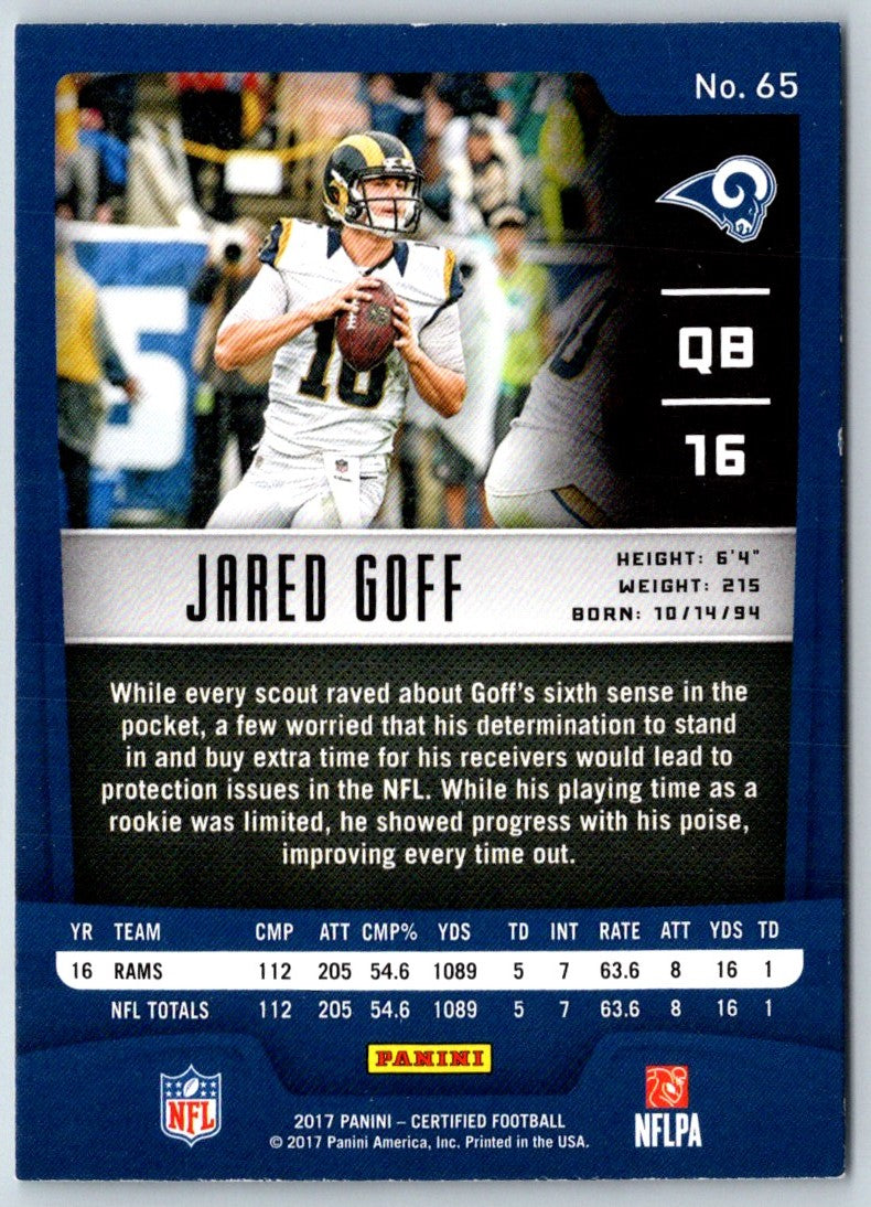 2017 Panini Classics Idolized Aaron Rodgers/Jared Goff