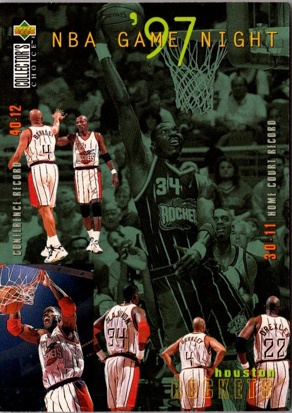 1997 Collector's Choice Houston Rockets #165