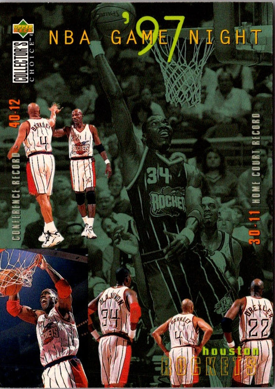 1997 Collector's Choice Houston Rockets #165