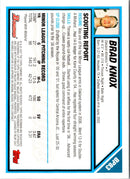 2007 Bowman Prospects Brad Knox