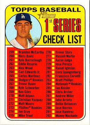 2018 Topps Heritage Cody Bellinger #314