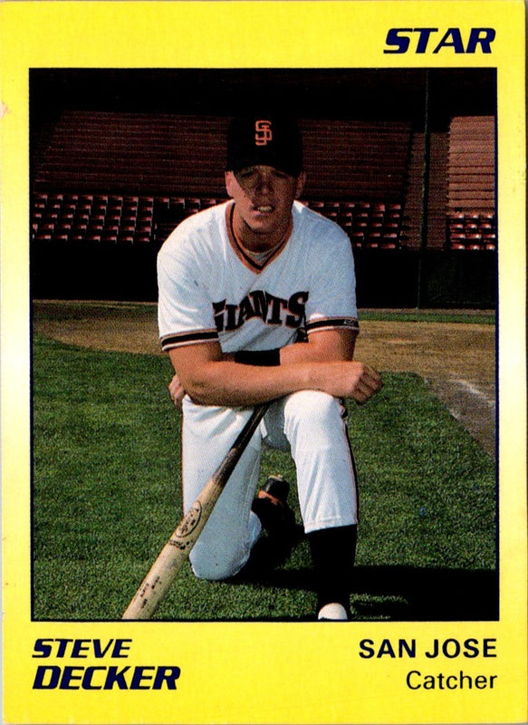 1989 Star Steve Decker #84