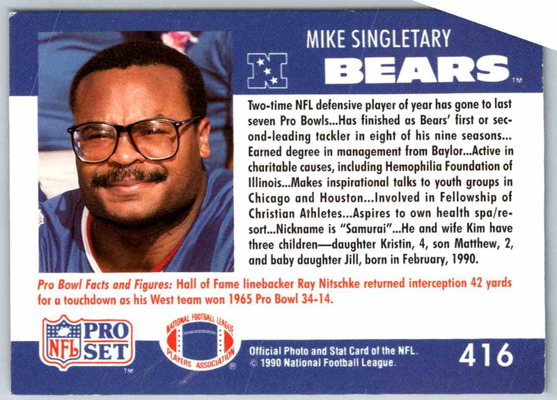 1990 Proset Mike Singletary