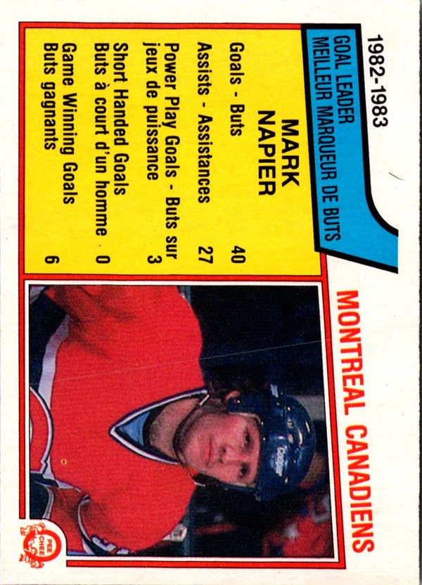 1983 O-Pee-Chee Mark Napier #182