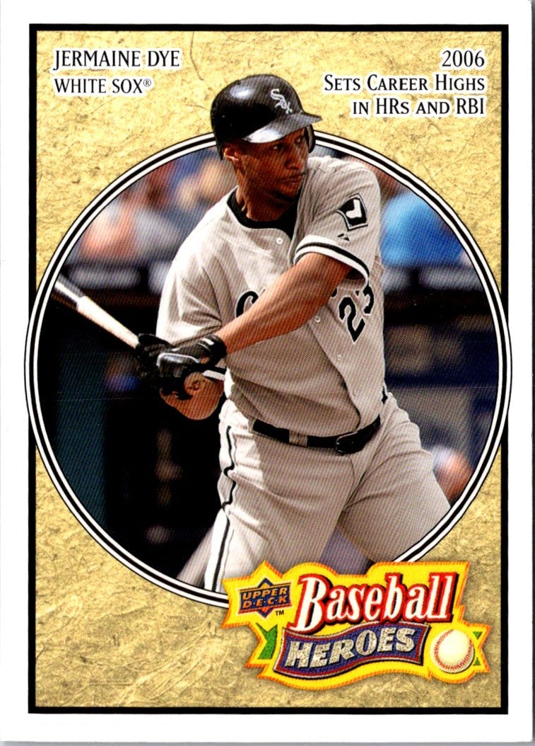 2008 Upper Deck Baseball Heroes Jermaine Dye