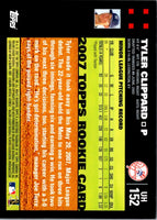 2007 Topps Updates & Highlights Tyler Clippard #UH152