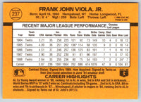 1989 Donruss Frank Viola #237