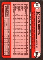 1989 Topps Traded Kevin Brown #15T