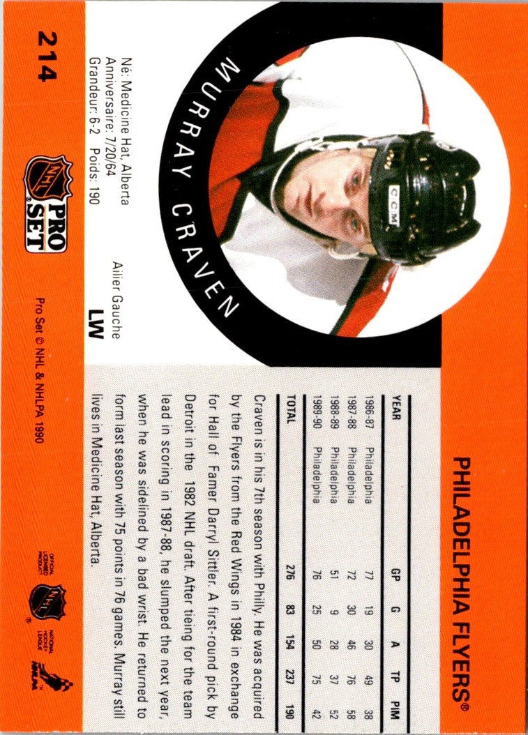 1990 Pro Set Murray Craven