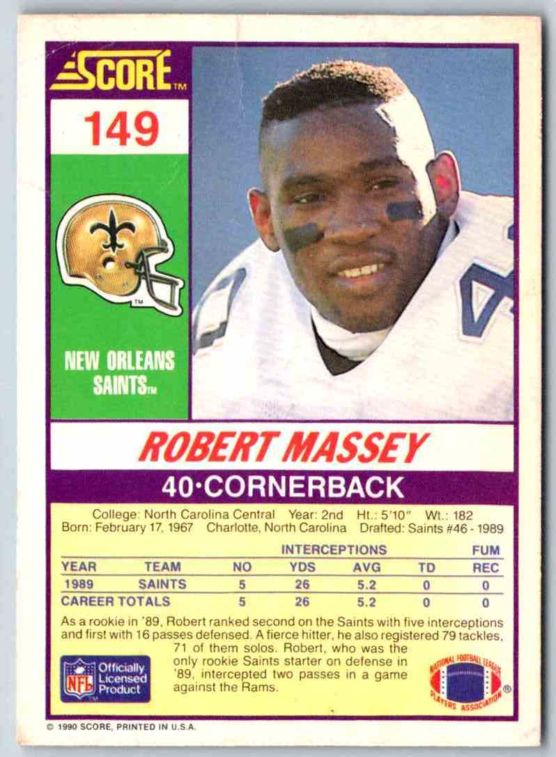 1990 Score Robert Massey