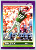 1990 Score Mike Quick #466