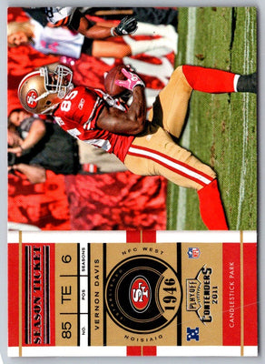 2011 Playoff Contenders Vernon Davis #94