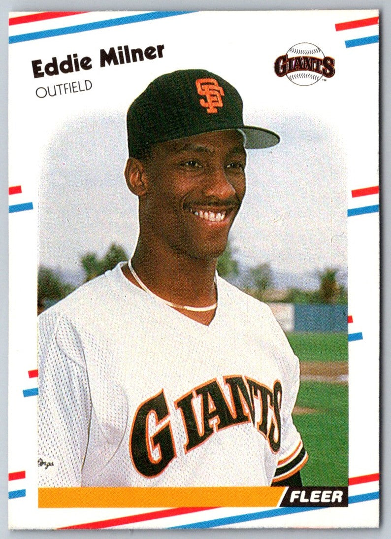 1988 Fleer Eddie Milner