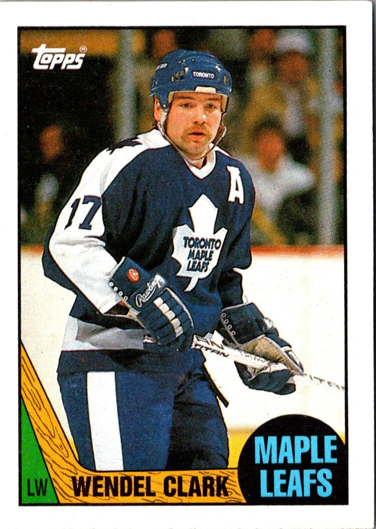 1987 Topps Wendel Clark