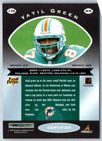 1997 Pinnacle Certified NFL Yatil Green #136