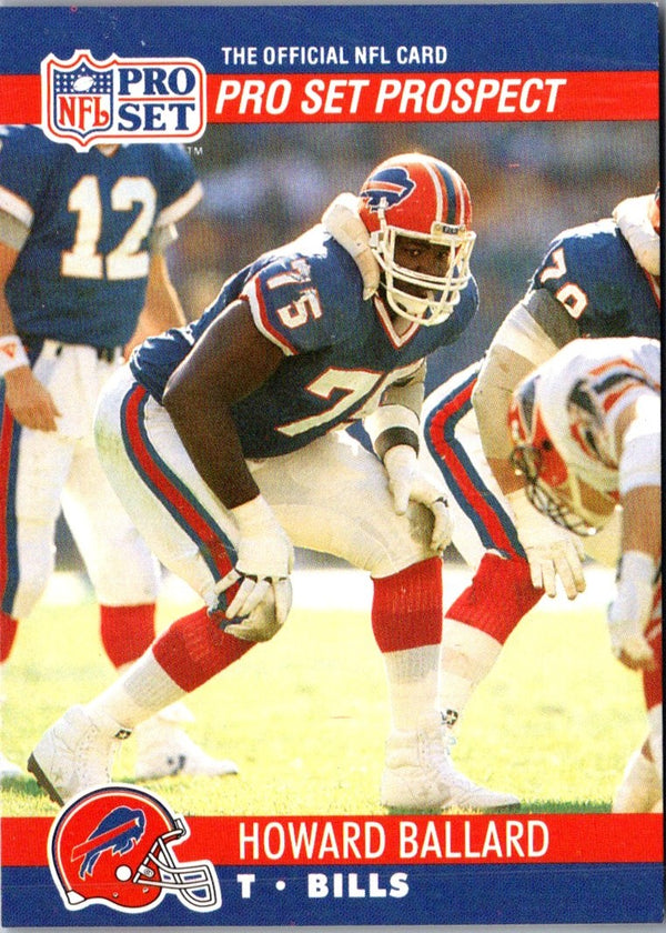 1990 Pro Set Howard Ballard #725 Rookie
