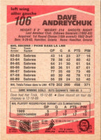 1989 O-Pee-Chee Dave Andreychuk #106