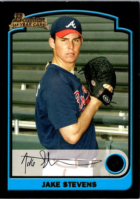2003 Bowman Draft Picks & Prospects Jake Stevens #BDP44 Rookie