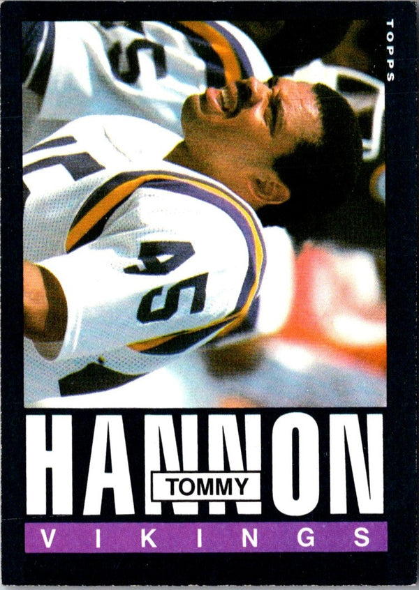 1985 Topps Tommy Hannon #93 Rookie