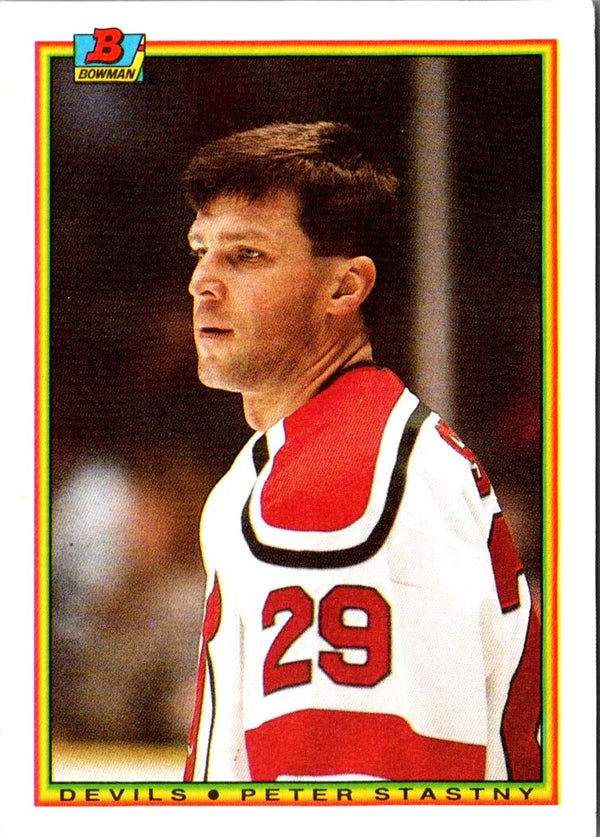 1990 Bowman Peter Stastny #86