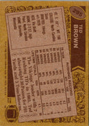 1986 Topps Ted Brown