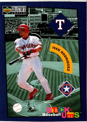 1998 Collector's Choice Stickums Ivan Rodriguez #28
