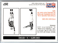 1991 Pro Set Gene Barth #357