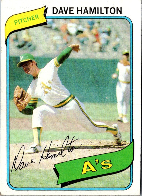 1980 Topps Dave Hamilton #86