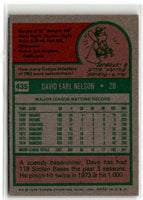 1975 Topps Dave Nelson #435 EXMT