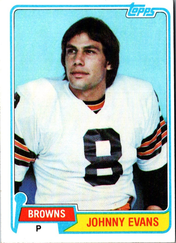1981 Topps Johnny Evans #129 NM-MT