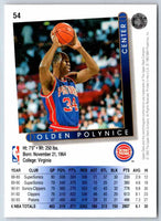 1993 Upper Deck Olden Polynice #54