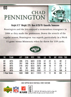 2007 Upper Deck First Edition Chad Pennington #60