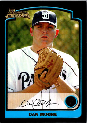 2003 Bowman Draft Picks & Prospects Dan Moore #BDP41