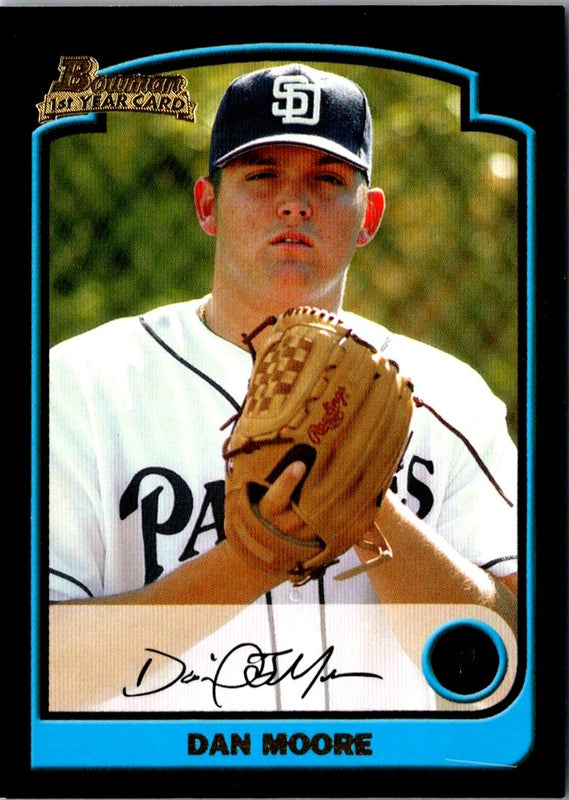 2003 Bowman Draft Picks & Prospects Dan Moore #BDP41