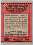 1990 Topps Billy Joe Tolliver