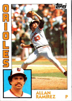 1984 Topps Allan Ramirez #347 Rookie