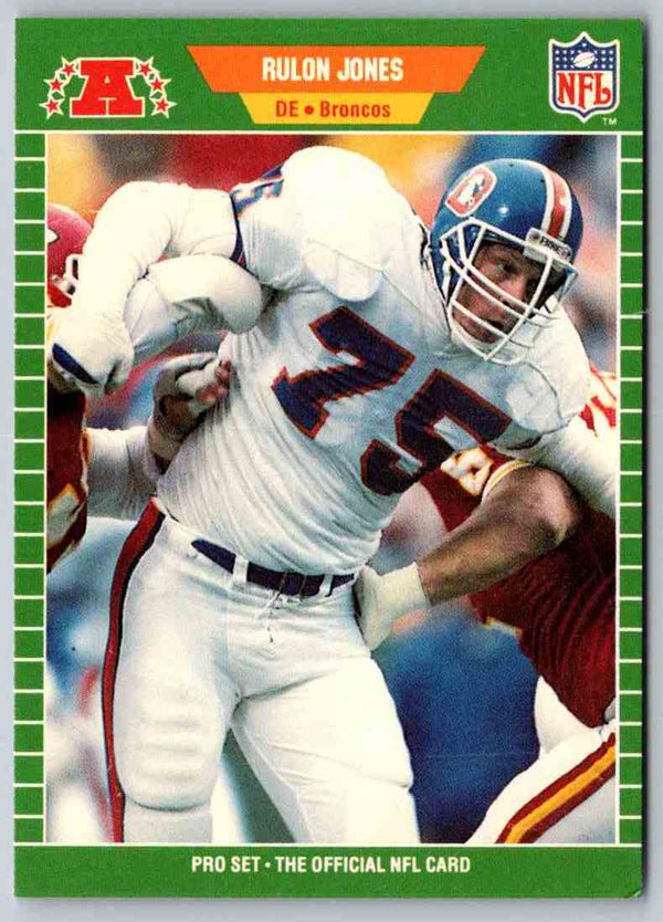 1989 NFL Proset Rulon Jones #106