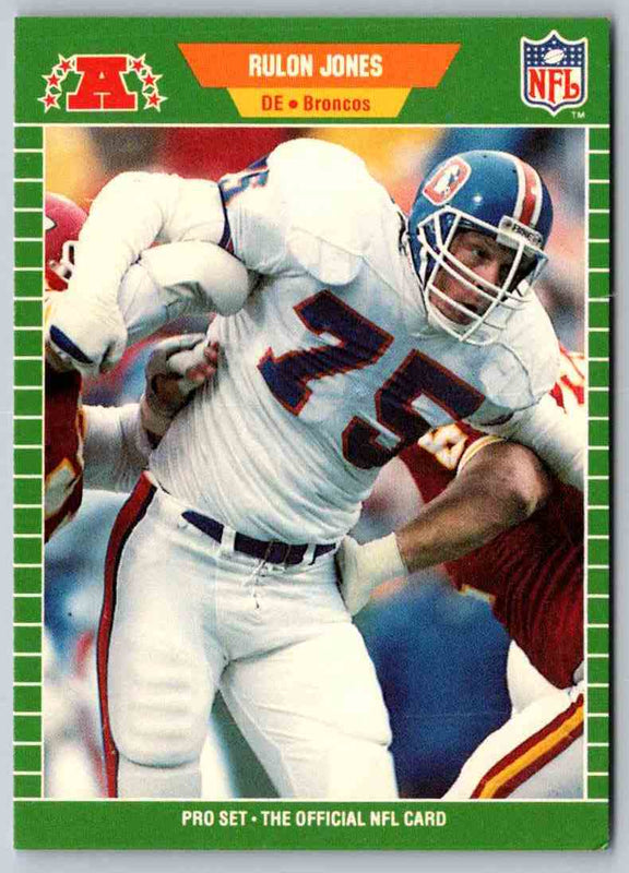 1989 NFL Proset Rulon Jones #106